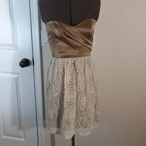 Judith March Size Small Strapless Mini Dress